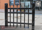 1.8m X 2.1m Ornamental Welded Metal Fence Panels with Black Color PVC coated supplier