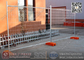 2.1m high X 2.4m width Construction Tempoary Fencing with 42μm Galvanised Coating supplier