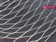 SS316 / SS304 2.0mm  Stainless Steel Knotted Cable Mesh with 80X80mm Mesh Opening supplier