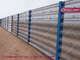 1.2mm thickness Wind and Dust Control Fence | Perforated Metal Sheet | 300mm width | 3000mm length - HeslyFence supplier
