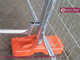Orange Color BLOW Mould Plastic Temporary Fencing Feet | China Temporary Fence Feet Factory supplier