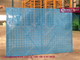 Scoffolding Steel Safety Net | Perforated Metal Mesh | 0.4mm thickness | 1.2X1.8m | Blue | HESLY China Factory supplier