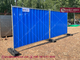 Temporary Steel Hoarding Panels | 0.4mm Corrugated Steel Sheet | Color Grey | High 2.0m | Rubber Block | HeslyFence supplier