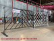 High 1.1m Mod Elite Steel Fence Panel | 6' crowd barrier | black |  | Chevron Fence | Powder White Color, HeslyFence supplier