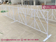 High 3.6ft White Powder Coated Bike Rack Fence Event Sport Crowd Control Barricade Fence-HeslyFence China Factory sales supplier