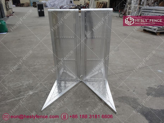 1.2m High Aluminium Stage Barrier | Al Concert Barrier | Mojo Stage Barrier supplier