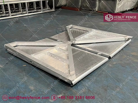 1.2m High Aluminium Stage Barrier | Al Concert Barrier | Mojo Stage Barrier supplier