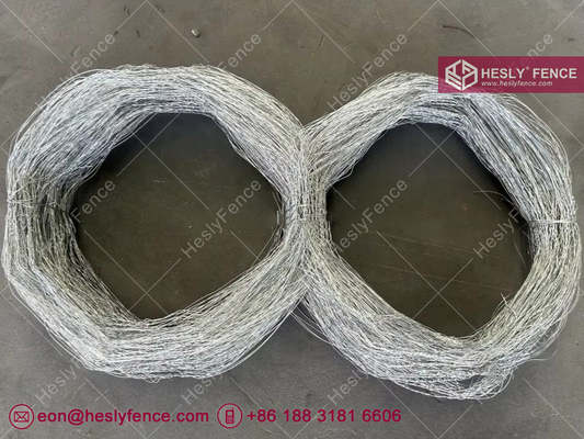 10X10m MZP Putanka Wire, 0.5/0.5/0.8/0.8mm wire diameter, HeslyFence China Tangle Wire factory sales supplier