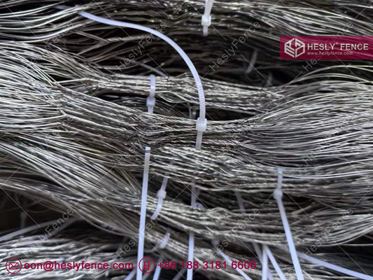 10X10X1.4m MZP Putanka Wire, Inconspicuous Obstacle, 0.5/0.5/0.8/0.8mm wire diameter, HeslyFence China supplier