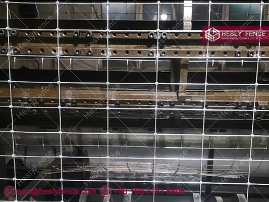 S Knot Wire Mesh Fence, Horse Mesh Fence, galvanized, 2X50m, HeslyFence Chinese Field Mesh Fence Supplier supplier
