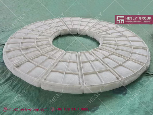 Stainless Steel 316L Knitted Wire Mesh Demister Pad, O.D2m round shape, Factory sales China HESLY supplier