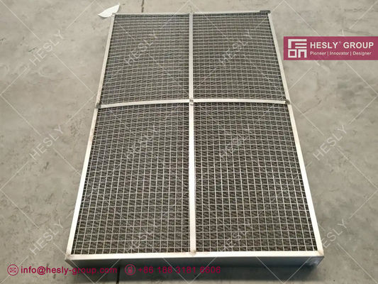 Stainless Steel 316L Knitted Wire Mesh Demister Pad, O.D2m round shape, Factory sales China HESLY supplier