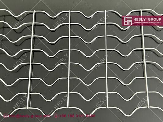 Offshore Pipeline Reinforced Wire Mesh, 2.2mm hot dipped galvanized steel wire, width 190.5mm, 1" line wire space, HESLY supplier