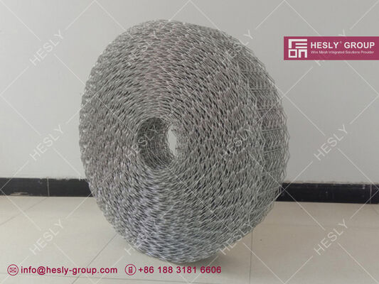 Offshore Pipeline Reinforced Wire Mesh, 2.2mm hot dipped galvanized steel wire, width 190.5mm, 1" line wire space, HESLY supplier