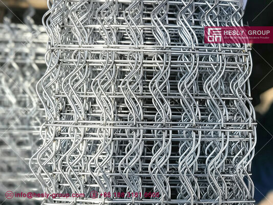 Offshore Pipeline Reinforced Galvanized Steel Wire Mesh, 2.5mmgalvanized steel wire, width 190.5mm, 140m/roll, HESLY CHINA supplier