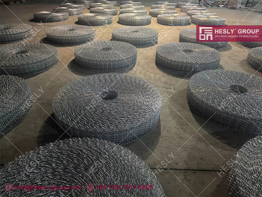 Offshore Pipeline Reinforced Galvanized Steel Wire Mesh, 2.5mmgalvanized steel wire, width 190.5mm, 140m/roll, HESLY CHINA supplier