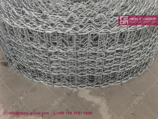 Offshore Pipeline Counterweight Welded Wire Mesh Hole Size 25.4mmx67mm Spot Welded Pipeline Steel Mesh supplier