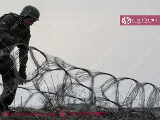 Putanka Wire Mesh, Invisible Wire Obstacle | 5×10×1.4m | 0.5/0.6/0.8/0.9mm high tensile steel wire | HESLY CHINA Factory supplier