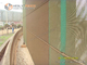 Green PET Wind Screen Fence for Petroleum Coke Dust Control | Dust Control Fence supplier