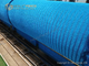 Blue Color, 450g, PET Wind Screen Mesh, Wind Barrier Fencing for Coal For Coal Storage supplier