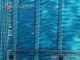 Blue Ployest Wind Screen Fabric, Flexible Wind Fence, 500g/m2, China Windbreak Fene Wall supplier