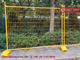 Yellow Color Temporary Fence System | Standard 2.1mX2.4m | AS4687-2007 | Powder Coated | HeslyFence Brand supplier