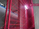8ft Temporary Construction Fencing with 1&quot; square tube frame and high visible RED color supplier
