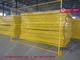 Yellow Color Temporary Construction Fencing Panels 6ft X 8ft HeslyFence supplier