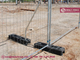 Recycled Rubber Feet | Temporary Fence System | Hot Dipped galvanized | 2mX3m supplier