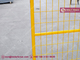 6ft X 8ft Movable Temporary Fence Panels | Powder Coated Yellow Color | High Visible | HeslyFence _ China supplier