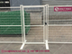 6'X9' Temporary Fence system | Powder Coated White Color | 1&quot; frame | 50X150mm wire mesh | HeslyFence, China supplier