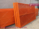 RAL2009 Orange Portable Temporary Construction Fence | 30mm frame | 3.5mm wire thick | 50x150mm Mesh Hesly Fence - China supplier
