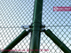 Green Color PVC coated Chain Link Fence | 50X50mm mesh aperture | 3.8mm Wire supplier