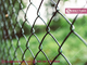 Green Color PVC coated Chain Link Fence | 50X50mm mesh aperture | 3.8mm Wire supplier