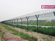 Welded Wire Mesh with Top concertina razor wire coil | Airport Perimeter | 3.5M high | 3.0m width | HeslyFence Factory supplier