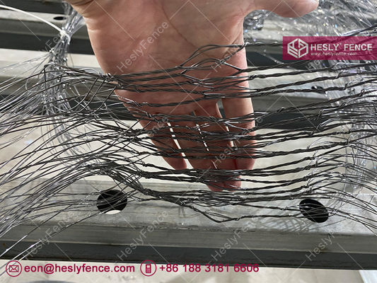 Inconspicuous Obstacle MZP Putanka Wire, 10X5m, 0.5/0.5/0.8/0.8mm wire diameter, HeslyFence China