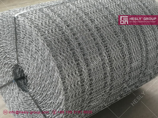 Offshore Pipeline Counterweight Welded Mesh, 2.0mm galvanized steel wire, 190.5mm width, 140m roll, HESLY Factory sales, China