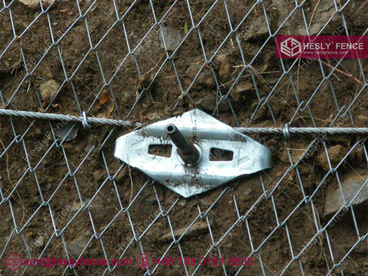 1770N tensile Tecco Mesh | 3.0mm Wire Thickness | 65mm hole size | Slope Draped Protection Fence | 150g zinc coating |HeslyFence