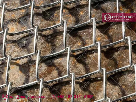 HESLY Chain Link Fencing | 55X55mm mesh aperture | 4.5mm galvanised Wire - Hesly Fence, China